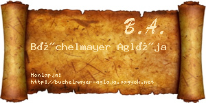 Büchelmayer Aglája névjegykártya